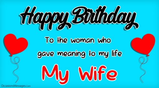 Romantic Birthday Wishes, Messages and Cards for Wife