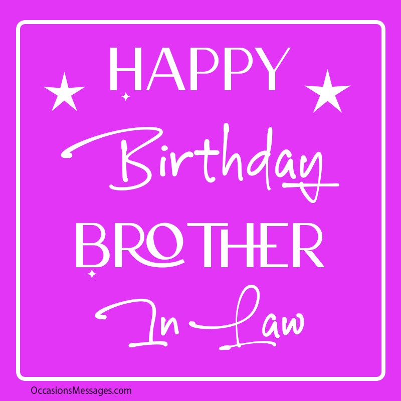 happy birthday brother in law wishes