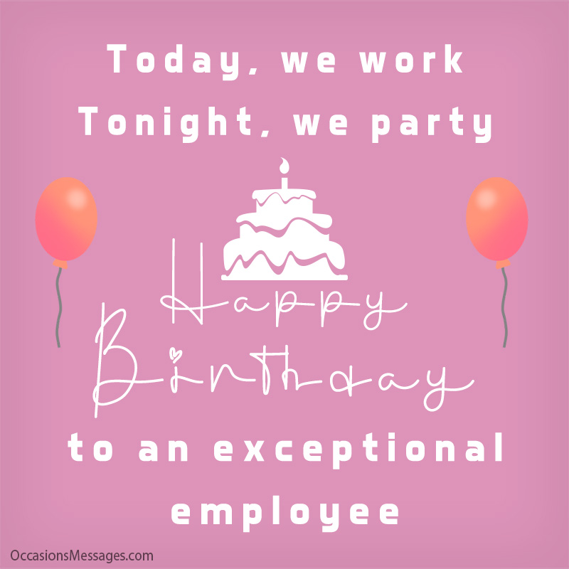 Best 50+ Happy Birthday Wishes for Employee