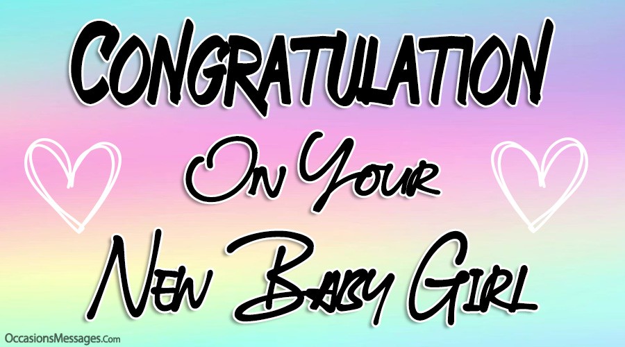 congratulations on your baby girl wishes