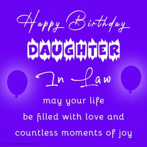 Best 60+ Happy Birthday Wishes for Daughter-in-Law