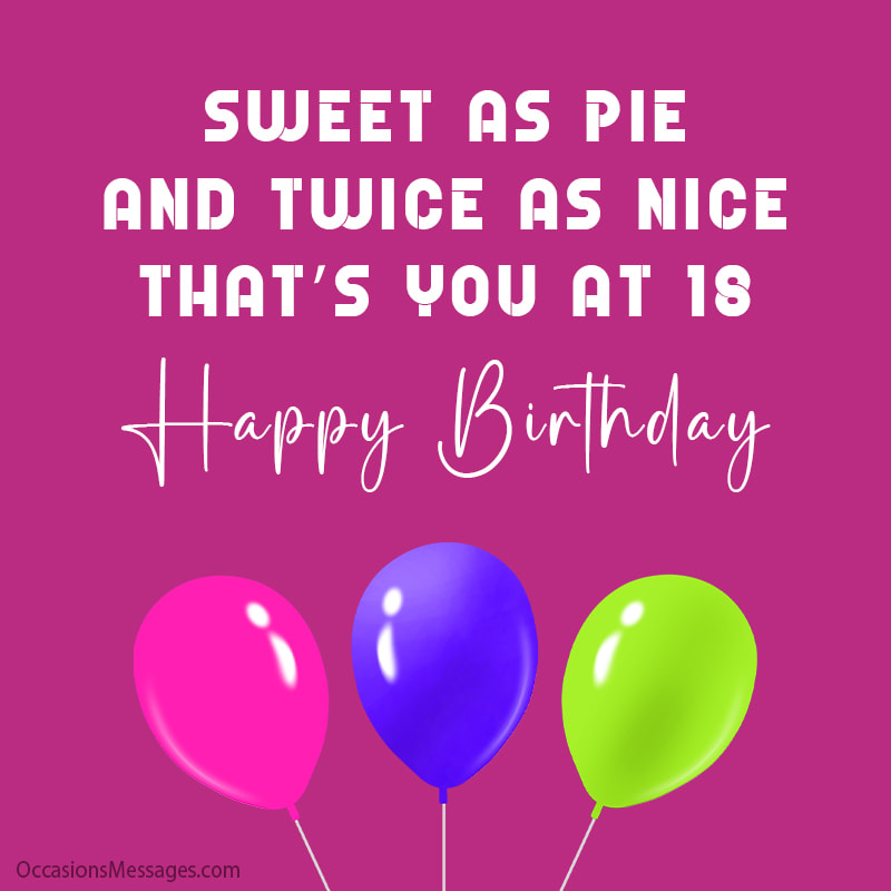Best Happy 18th Birthday Wishes, Messages and Cards