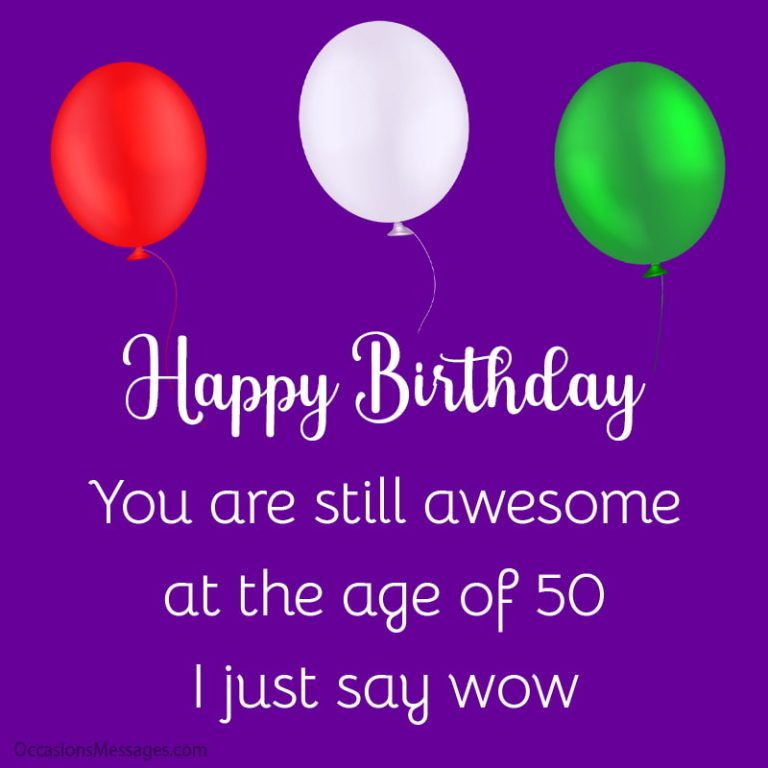 50+ Ways to Wish Someone a Happy 50th Birthday
